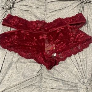 NWT Free People lace cheeky boyshort